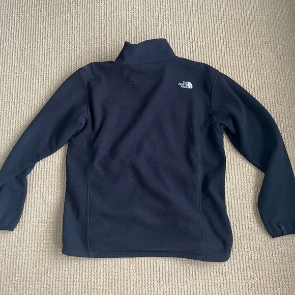 The North Face boys Black Long Sleeve Full Zip Front  Fleece Jacket SZ XL 18-20 - Picture 4 of 13